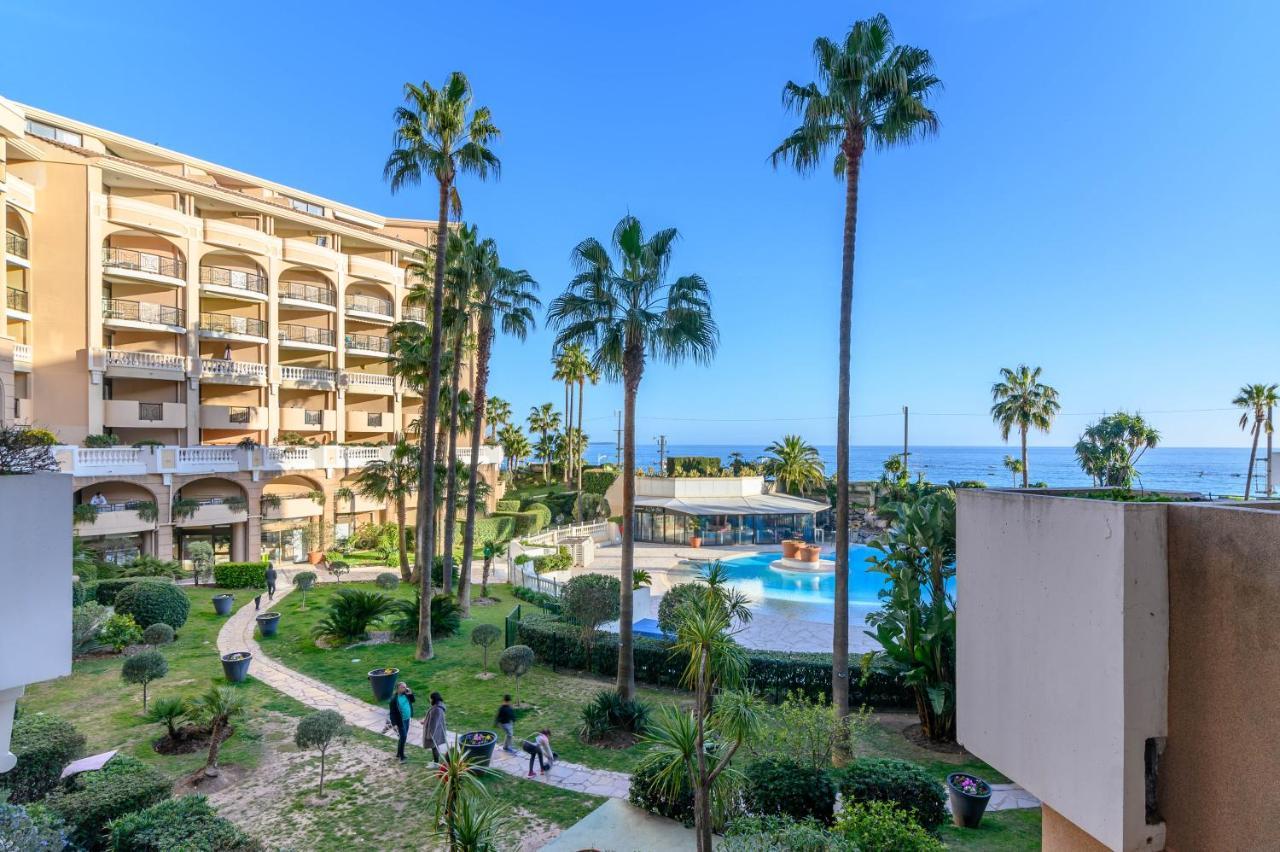 Le Palm Azur - Vue Mer Sur Les Iles De Lerins Cannes Luaran gambar